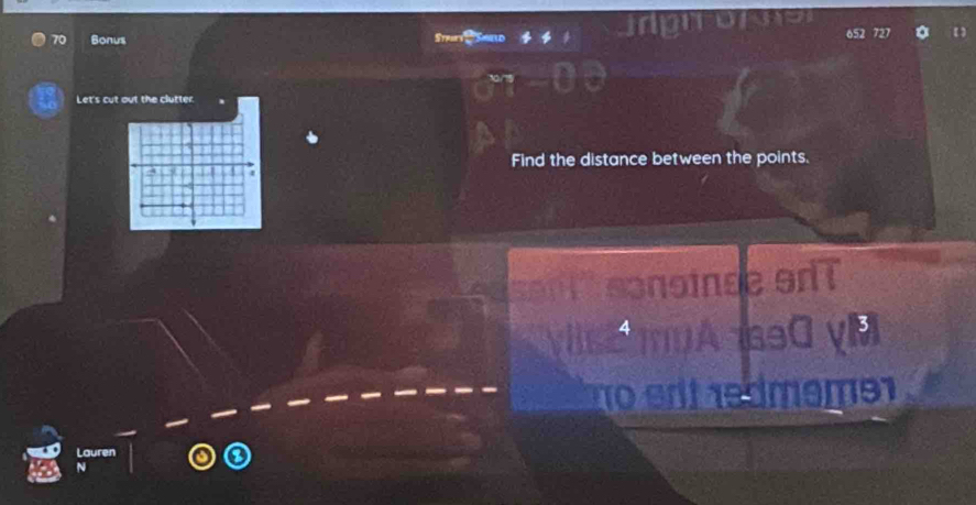 Solved: Bonus Strars in So 652 727 【 Let's cut out the clutter Find the ...