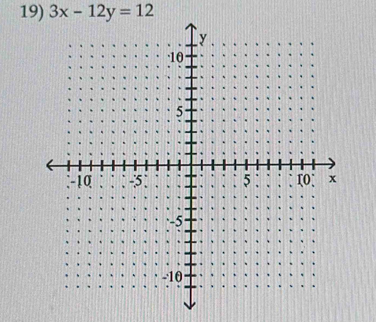 3x-12y=12