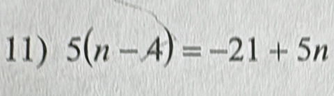 5(n-A)=-21+5n