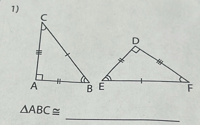 △ ABC≌