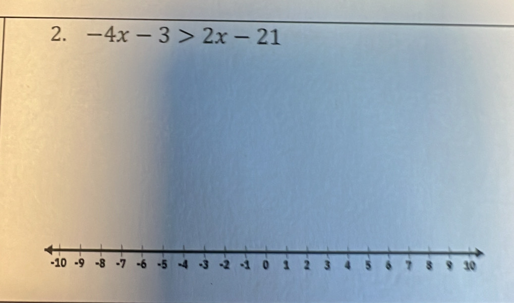 -4x-3>2x-21