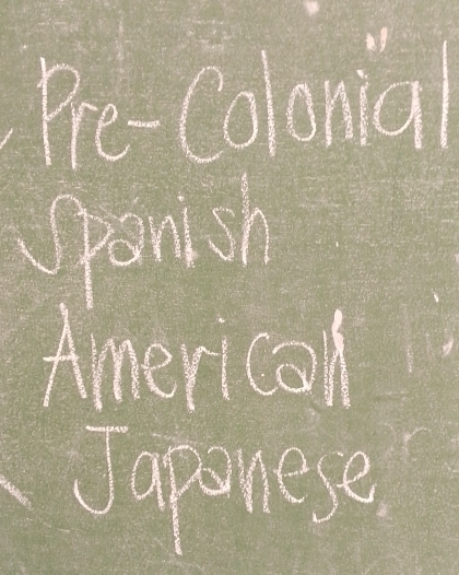 Pre-colonial
Sponish
America
Japonese