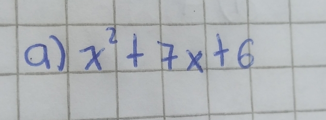 x^2+7x+6