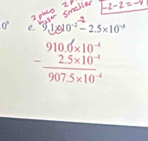 0^9 e. 9.1* 10^(-2)-2.5* 10^(-4)