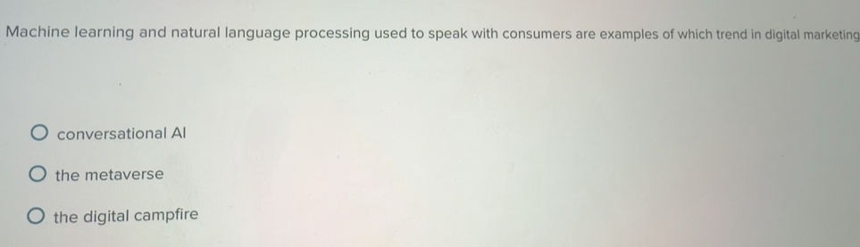 Solved: Machine learning and natural language processing used to speak ...