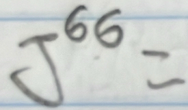 J^(66)=