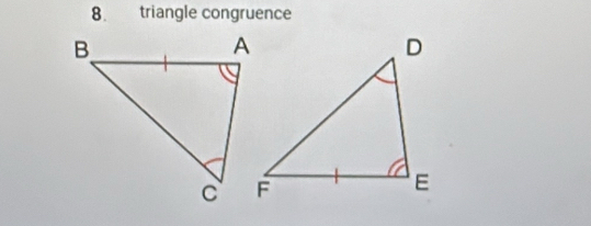 triangle congruence