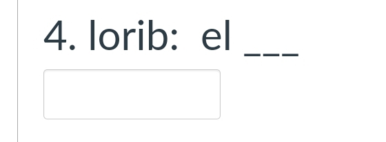 lorib: el 
_