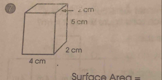 Surface Area =