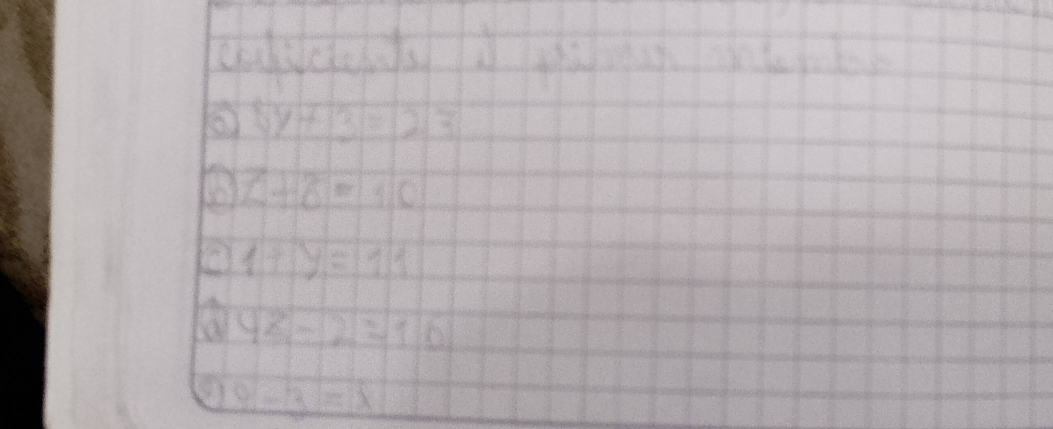 5y+3=23
2+8=10
1+y=11
42-2=16
9-3-x