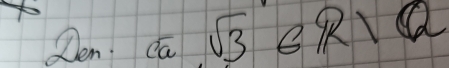 Solved: Qen. ca sqrt(3)6R/_Q [Math]