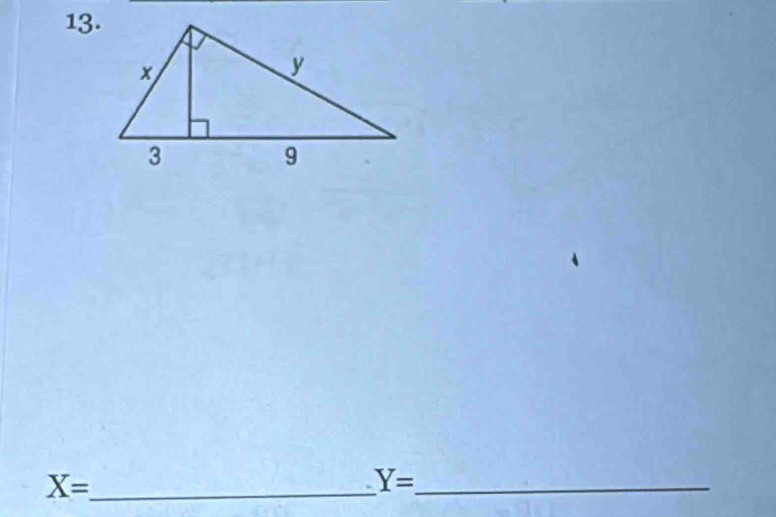 X= _ 
_ Y=