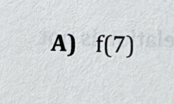 f(7)