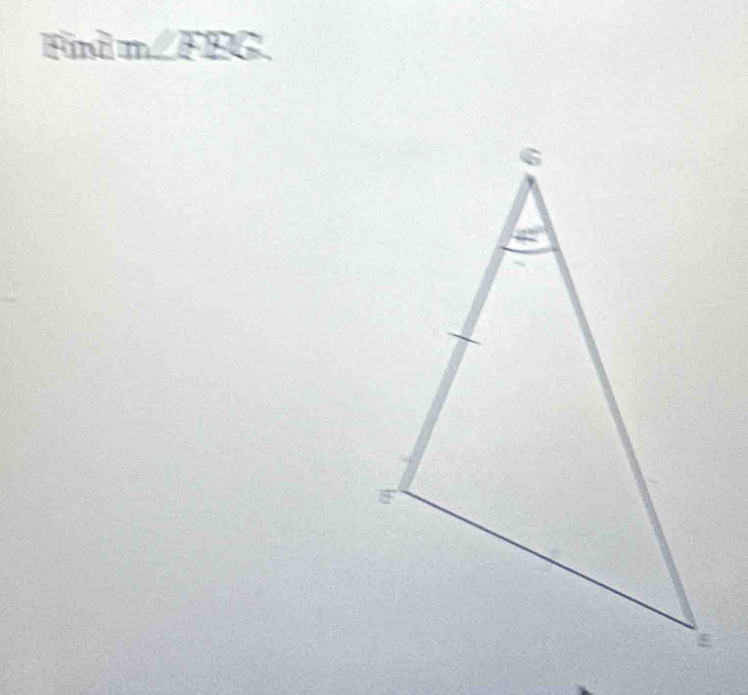 Find m∠FEG.