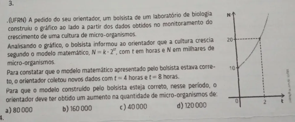 Resolvido:.(UFRN) A pedido do seu orientador, um bolsista de um ...