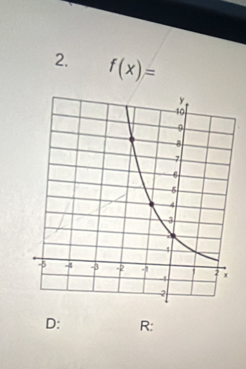 f(x)=
D: 
R: