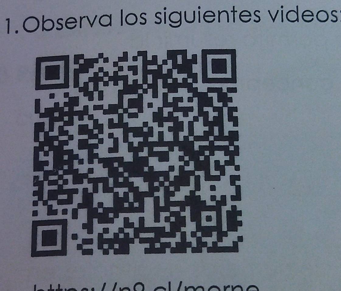 Observa los siguientes videos