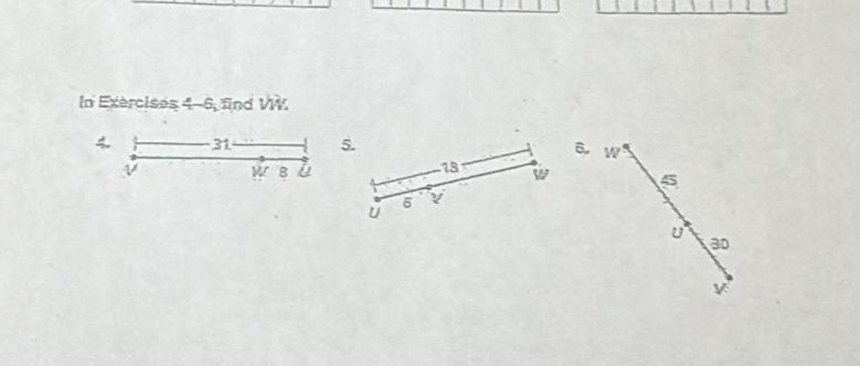 In Exercises 4-6, find VIV
4 31 5.
w
w 8
5
U
3D
V