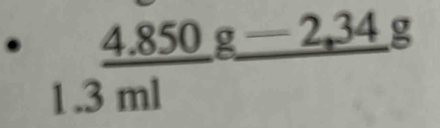  (4.850)/1.3ml gfrac 1g-2,34g