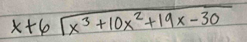 x+6sqrt(x^3+10x^2+19x-30)