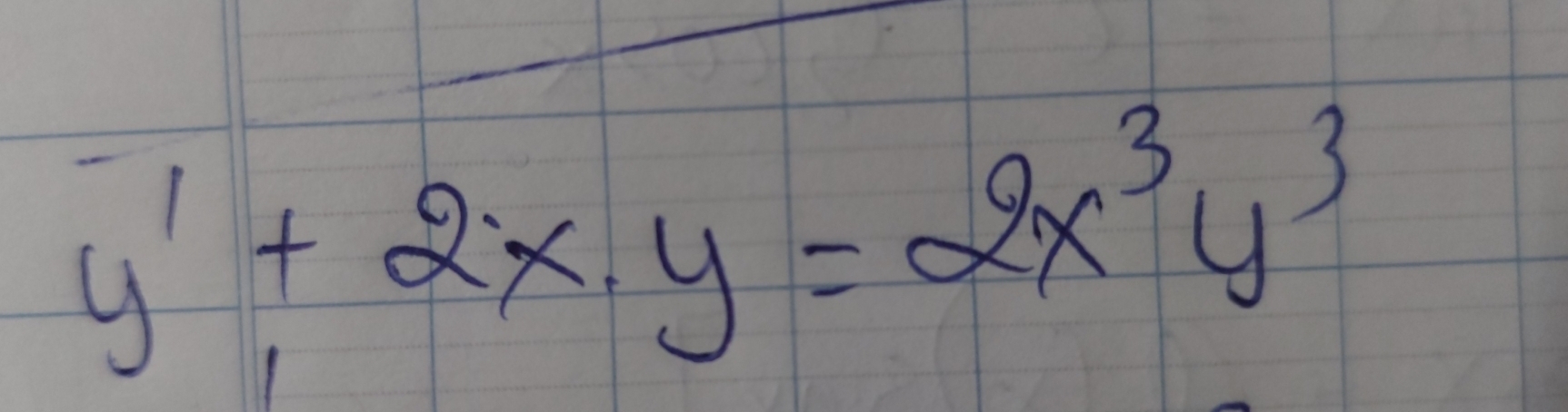 y'y+2x· y=2x^3y^3