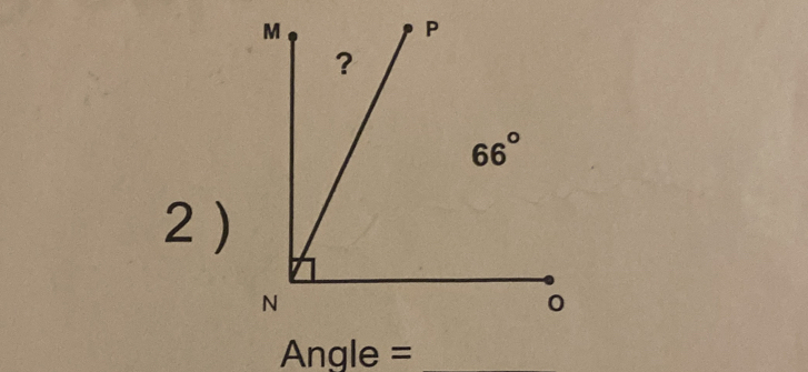 2 )
Angle =