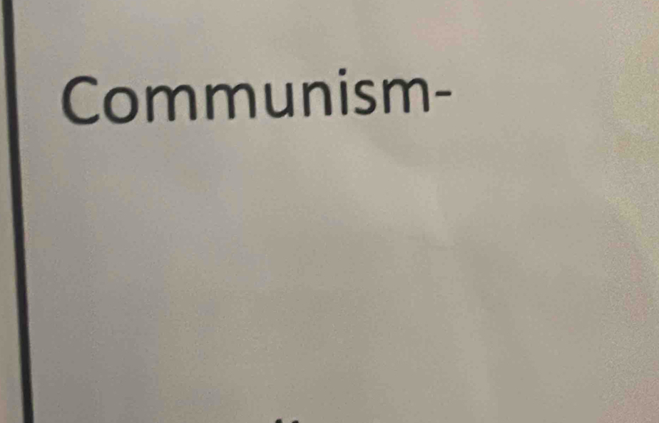 Communism-