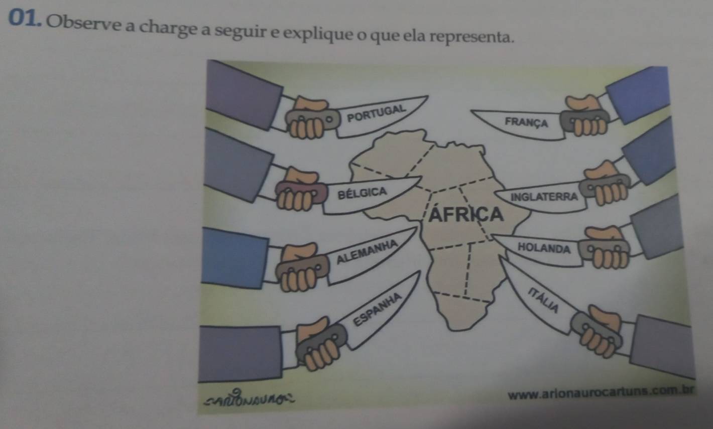Observe a charge a seguir e explique o que ela representa. r [Others]