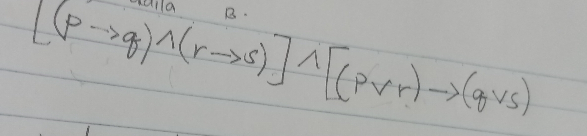 [(pto q)wedge (rto s)]wedge [(pvee r)to (qvee s)