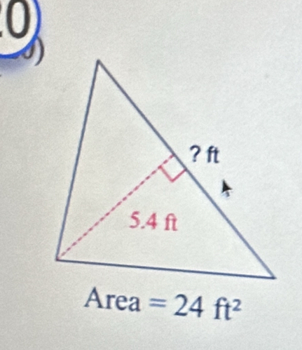 0
Area =24ft^2