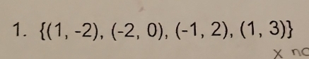  (1,-2),(-2,0),(-1,2),(1,3)