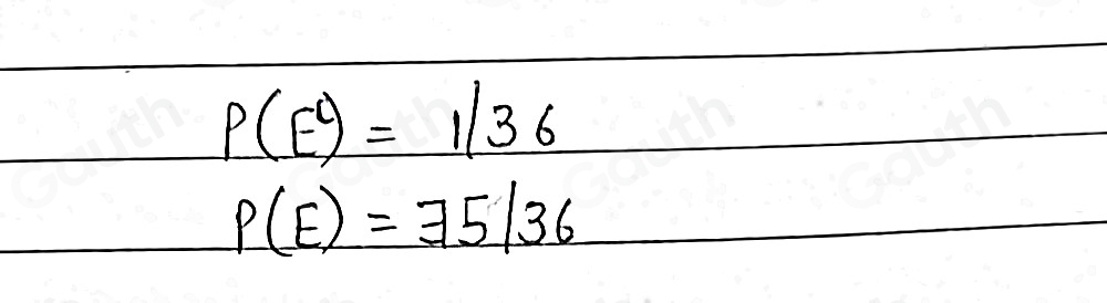 Solved: Use the formula for the probability of the complement of an ...