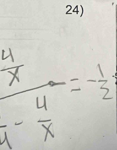 frac  4/x frac - 4/x = 1/2 