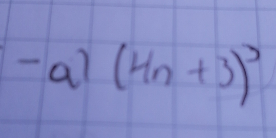 al (4n+3)^3