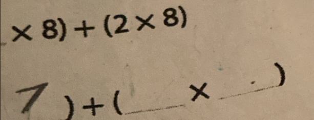 * 8)+(2* 8)
) 
)+(_
X
_