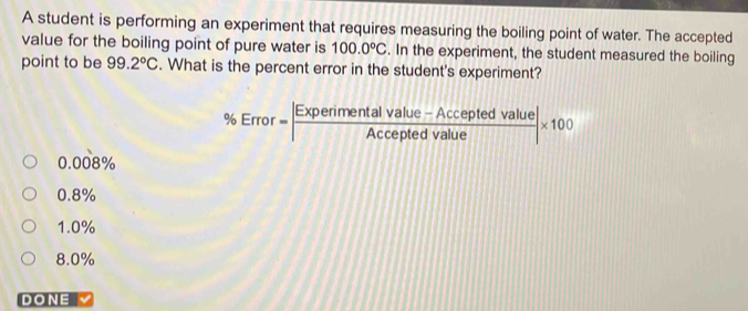 Solved: A student is performing an experiment that requires measuring ...