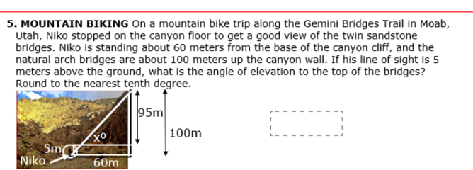 Solved: MOUNTAIN BIKING On a mountain bike trip along the Gemini ...