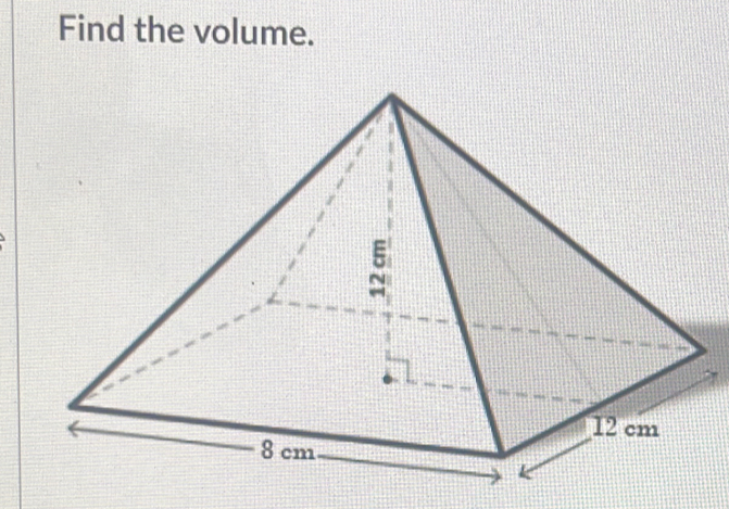 Find the volume.