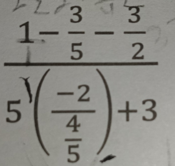 frac 1- 3/5 - 3/2 5sqrt((frac -2) 4/5 )+3