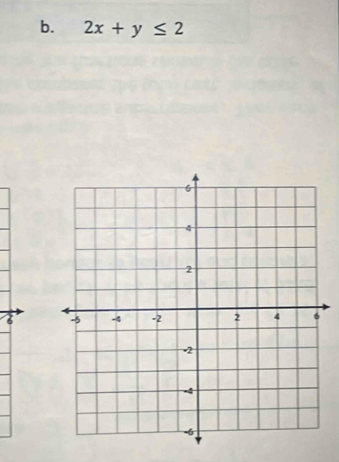 2x+y≤ 2