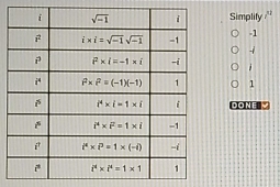 Simplify  9/5 
-1.
1
DONE