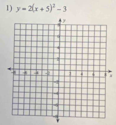 y=2(x+5)^2-3
x