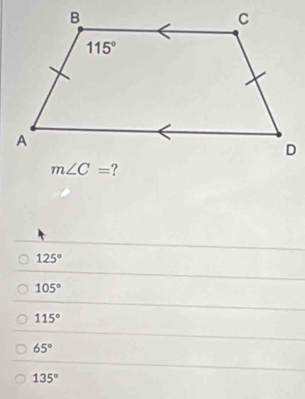 125°
105°
115°
65°
135°