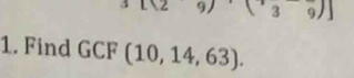 Find C CF 15° (10,14,63).