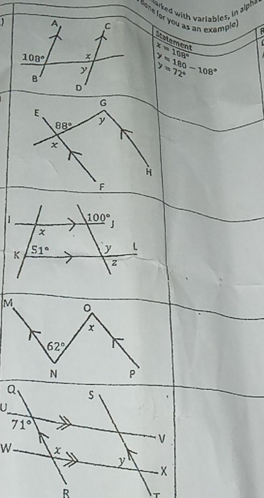 maked with variables, in alpha
one for y
F
  
Im