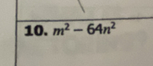 m^2-64n^2