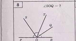 8 ∠ SOQ-?