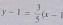 y-1= 3/5 (x-1