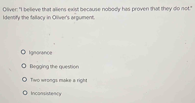 Solved: Oliver: 