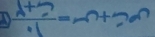  (1+j)/· 1 = -n+2